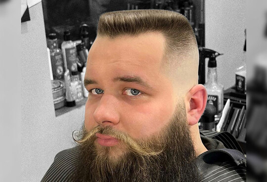 Flat Top Crew Cut hair for men