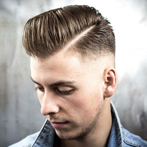 Parted Pomp hairstyle