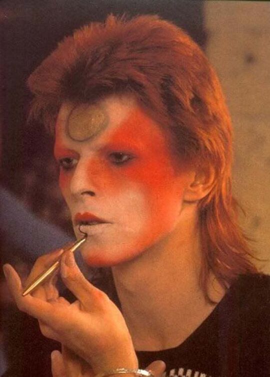 David Bowie’s Pompadour Mullet