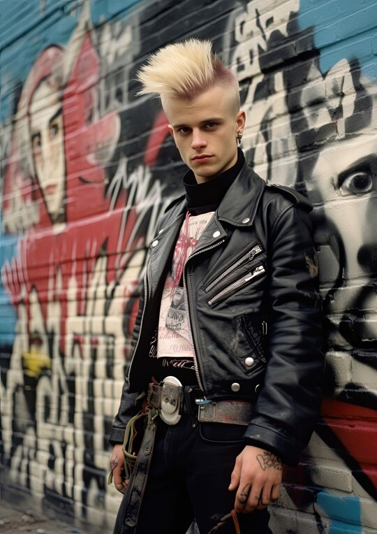 Punk Look hairstyle for men