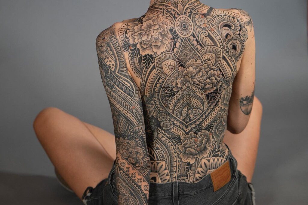 Back tattoos