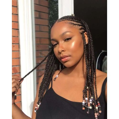 Crochet Braids with Fulani Braids